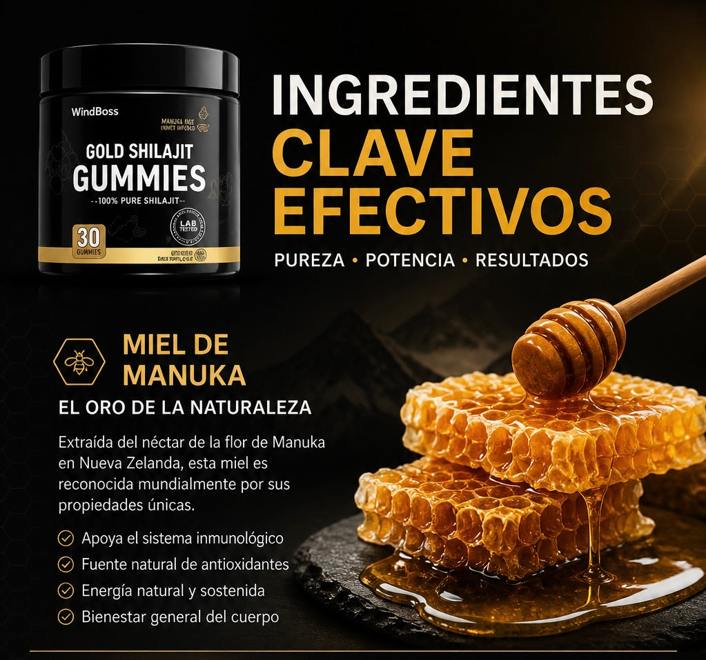 Gomitas Shilajit Gold